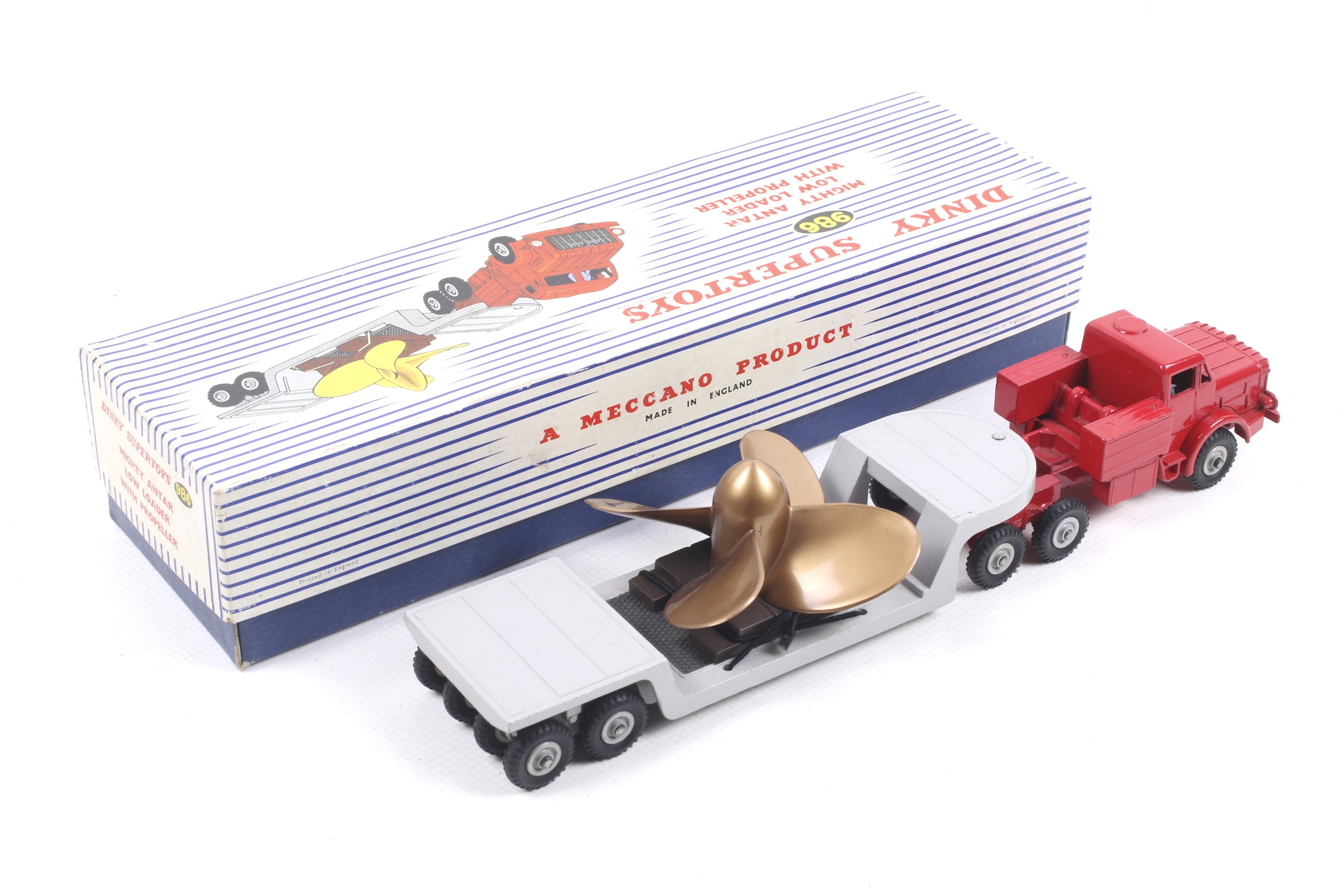 A Dinky diecast Mighty Antar Low Loader with Propeller. No. - Image 2 of 2