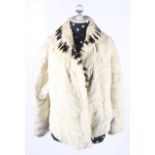 A vintage ermine fur jacket.