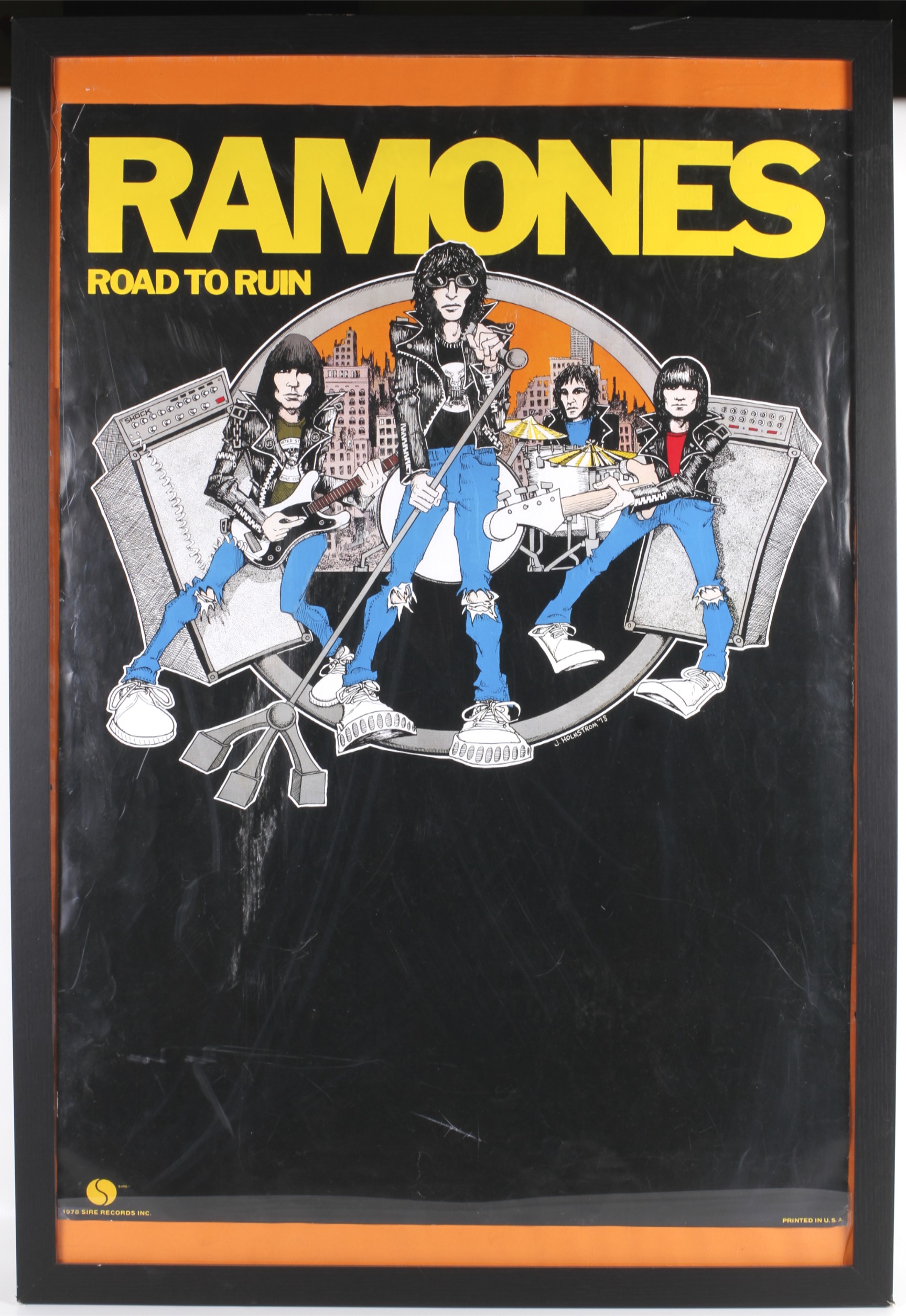 A vintage Ramones poster. - Image 2 of 3