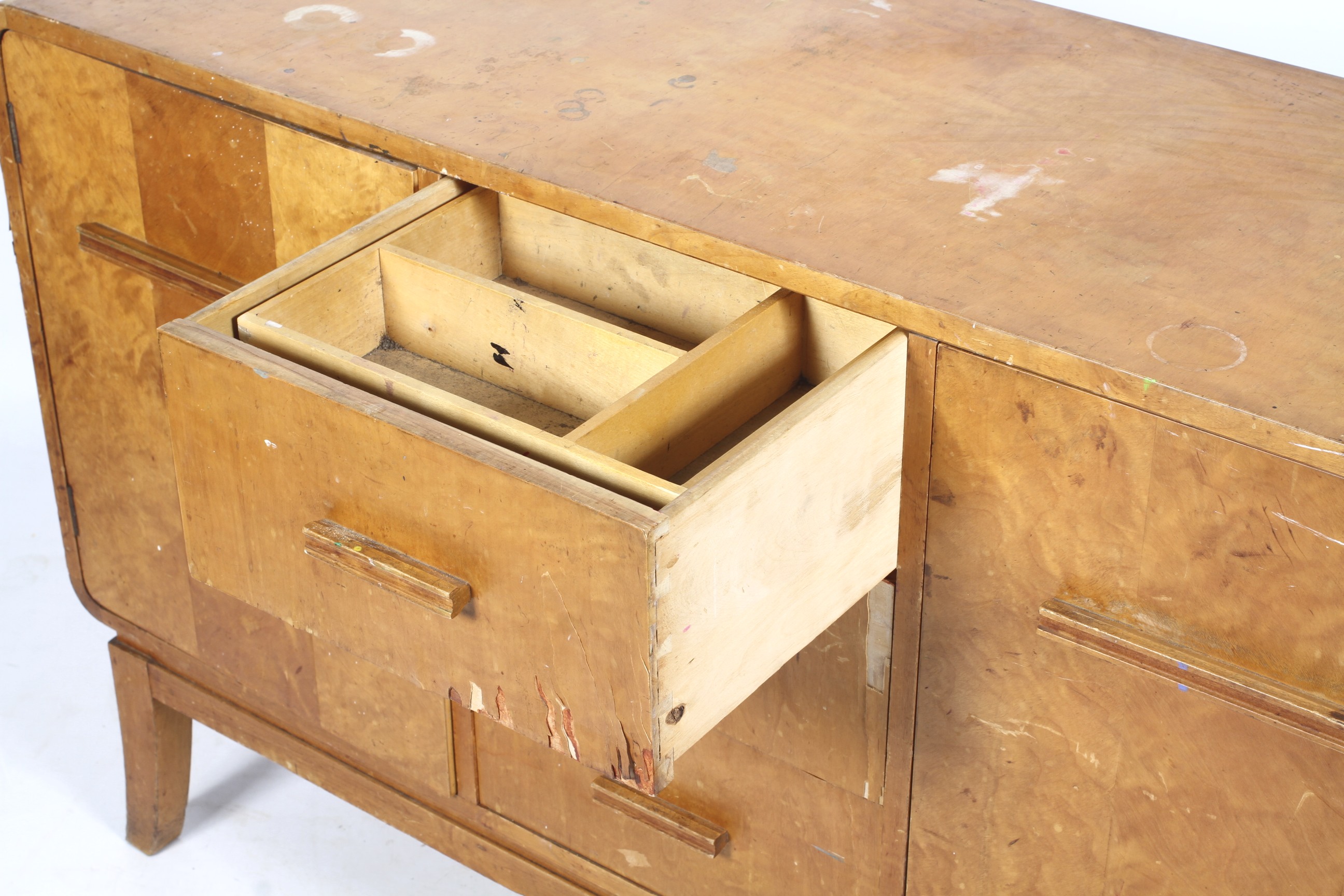 A mid-century veneered wooden sideboard. - Image 2 of 2