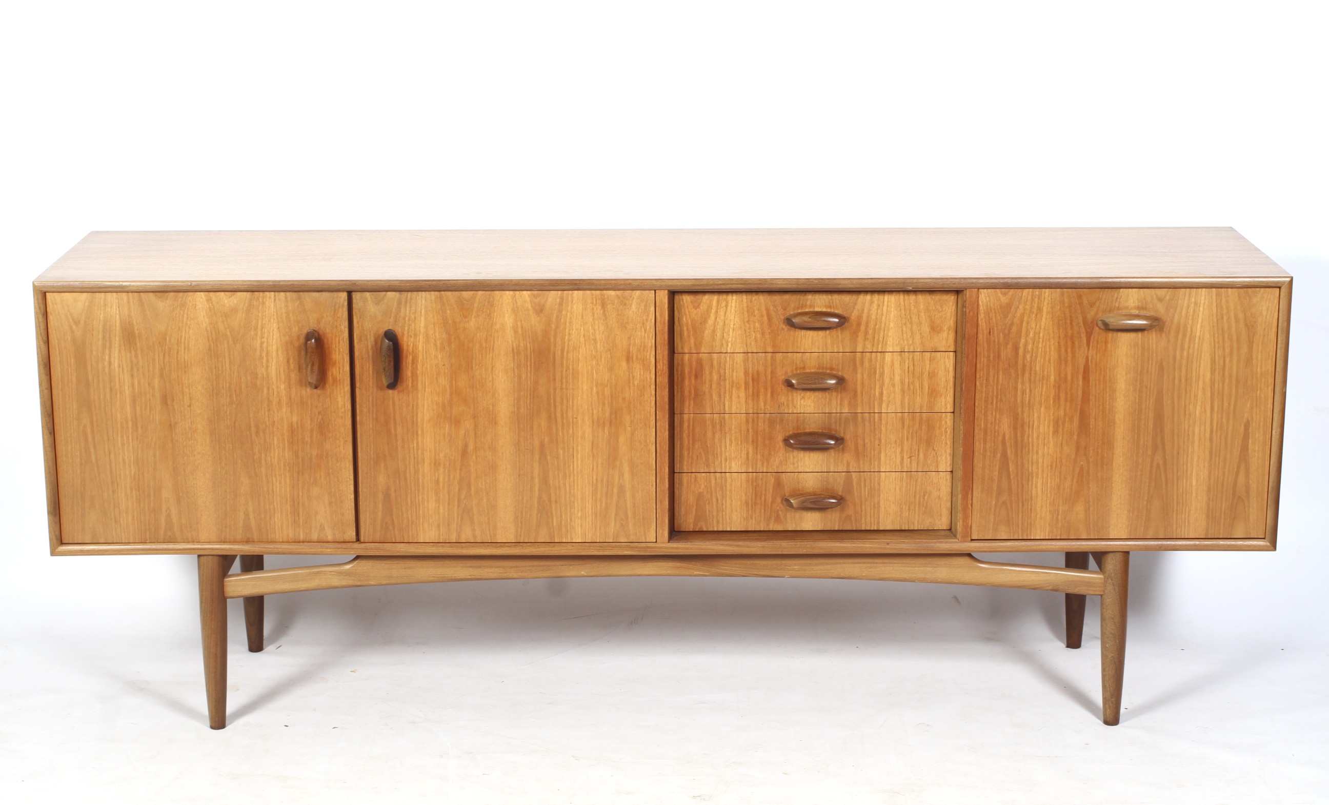 A circa 1960s G-Plan Fresco teak dining suite. - Image 2 of 9