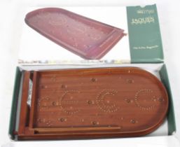 A contemporary Jaques London Hit-A-Pin bagatelle board in box.