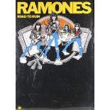 A vintage Ramones poster.