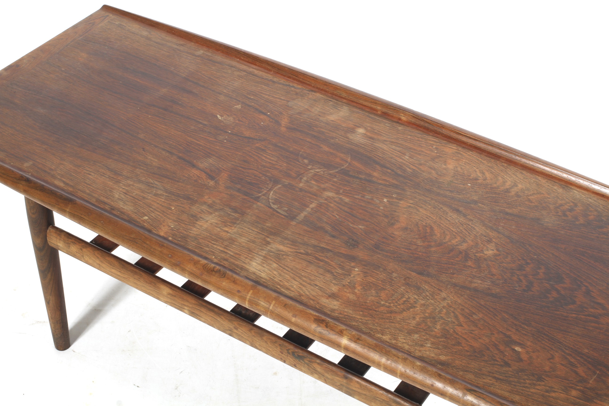 A Danish 1960s Grete Jalk for Glostrup Mobelfabrik rectangular coffee table. - Image 2 of 3