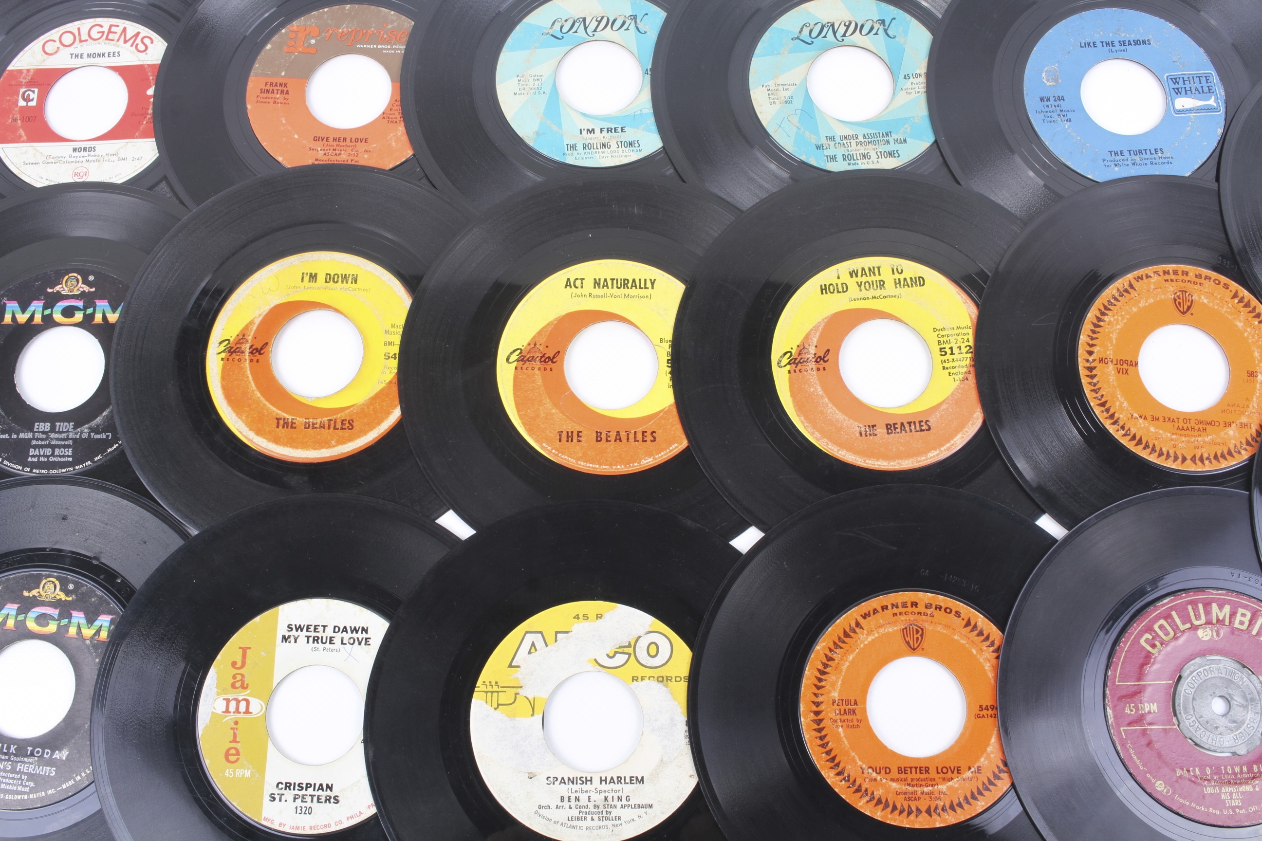 A collection of jukebox 7" vinyl singles. - Bild 2 aus 2