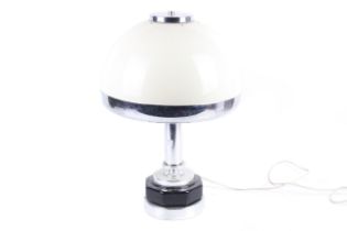 A mid-century table lamp.