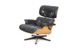 A Charles & Ray Eames for Herman Miller lounge chair model 670.