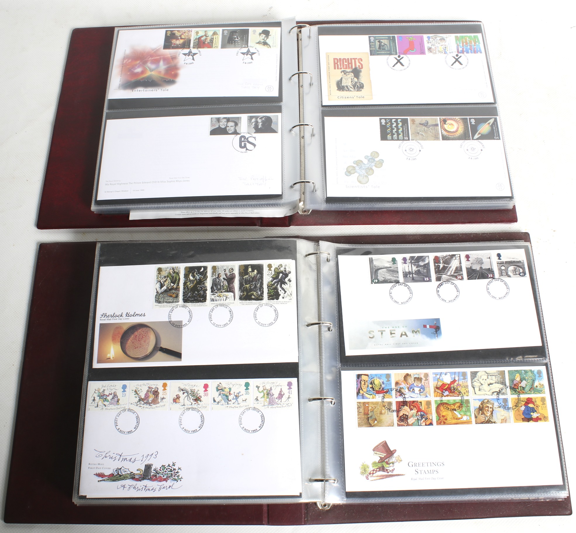 Two Royal Mail albums of first day covers. - Bild 2 aus 2