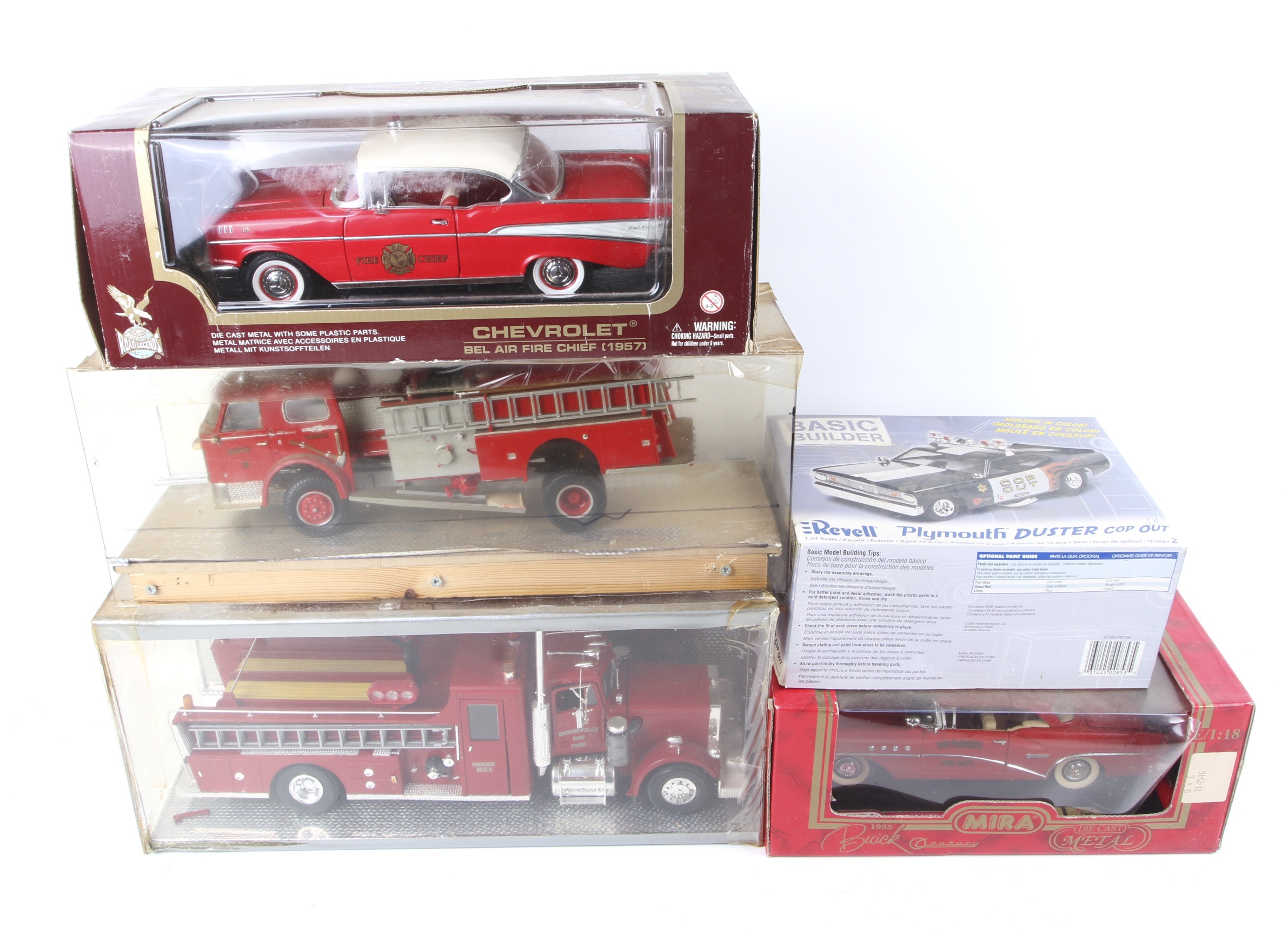Collection of assorted larger scale die cast models.