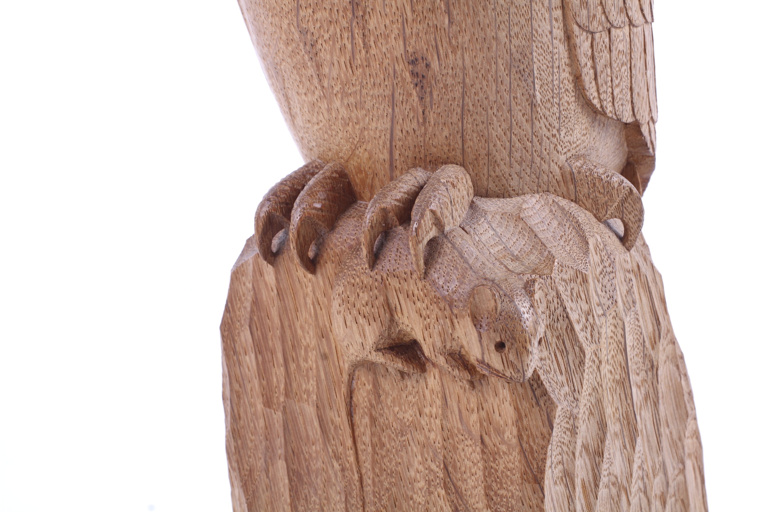 Workshop of Robert 'Mouseman' Thompson of Kilburn oak owl. - Image 2 of 30