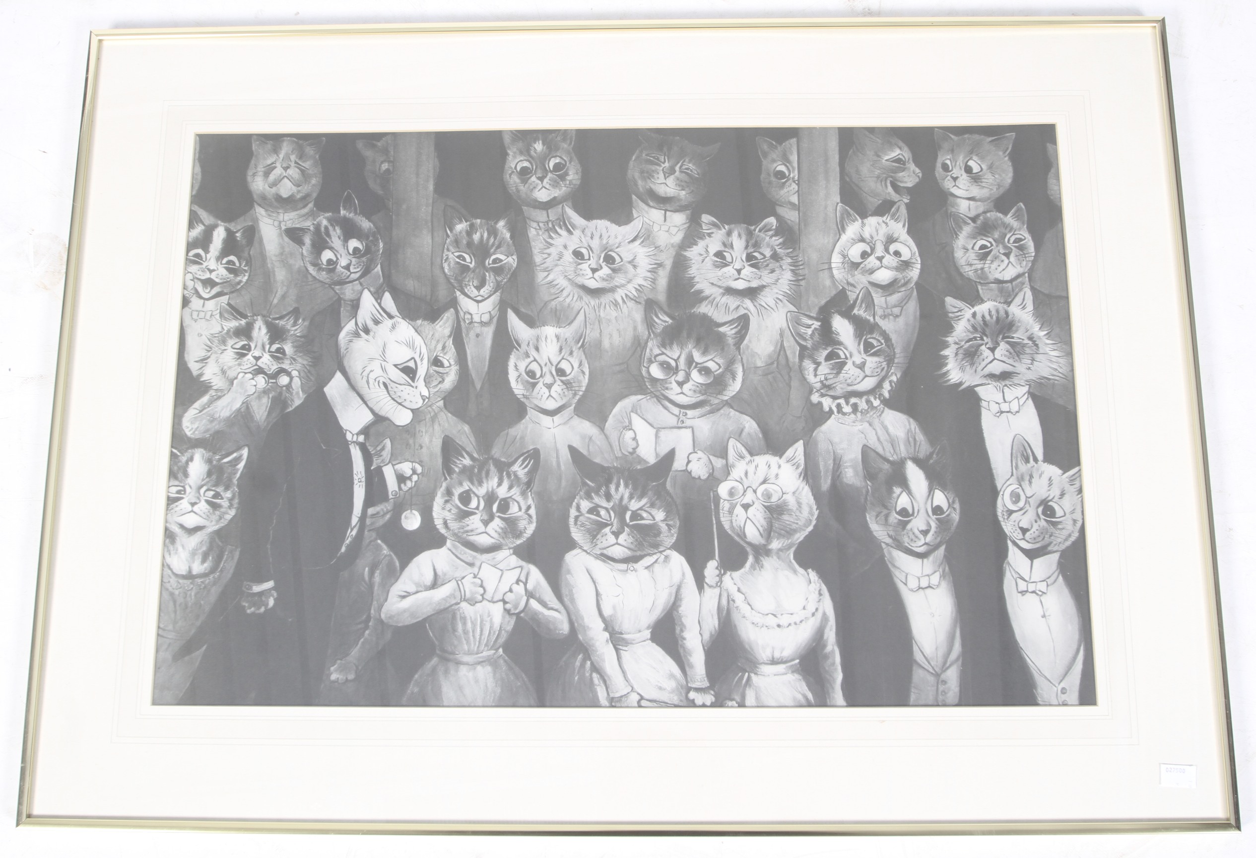 After Louis Wain - humorous cats print. - Image 2 of 2