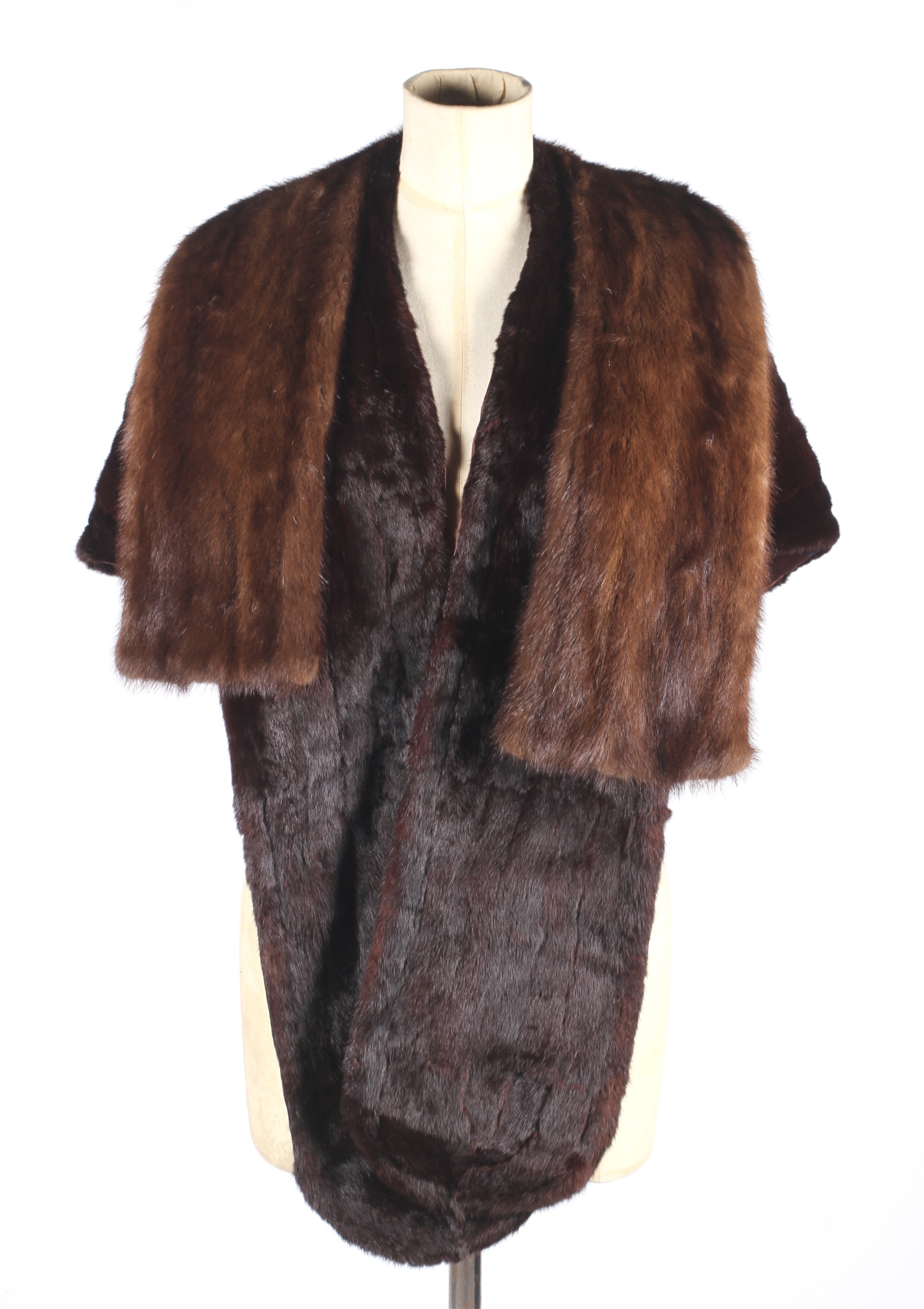 A vintage mink scarf and stole. - Image 3 of 3