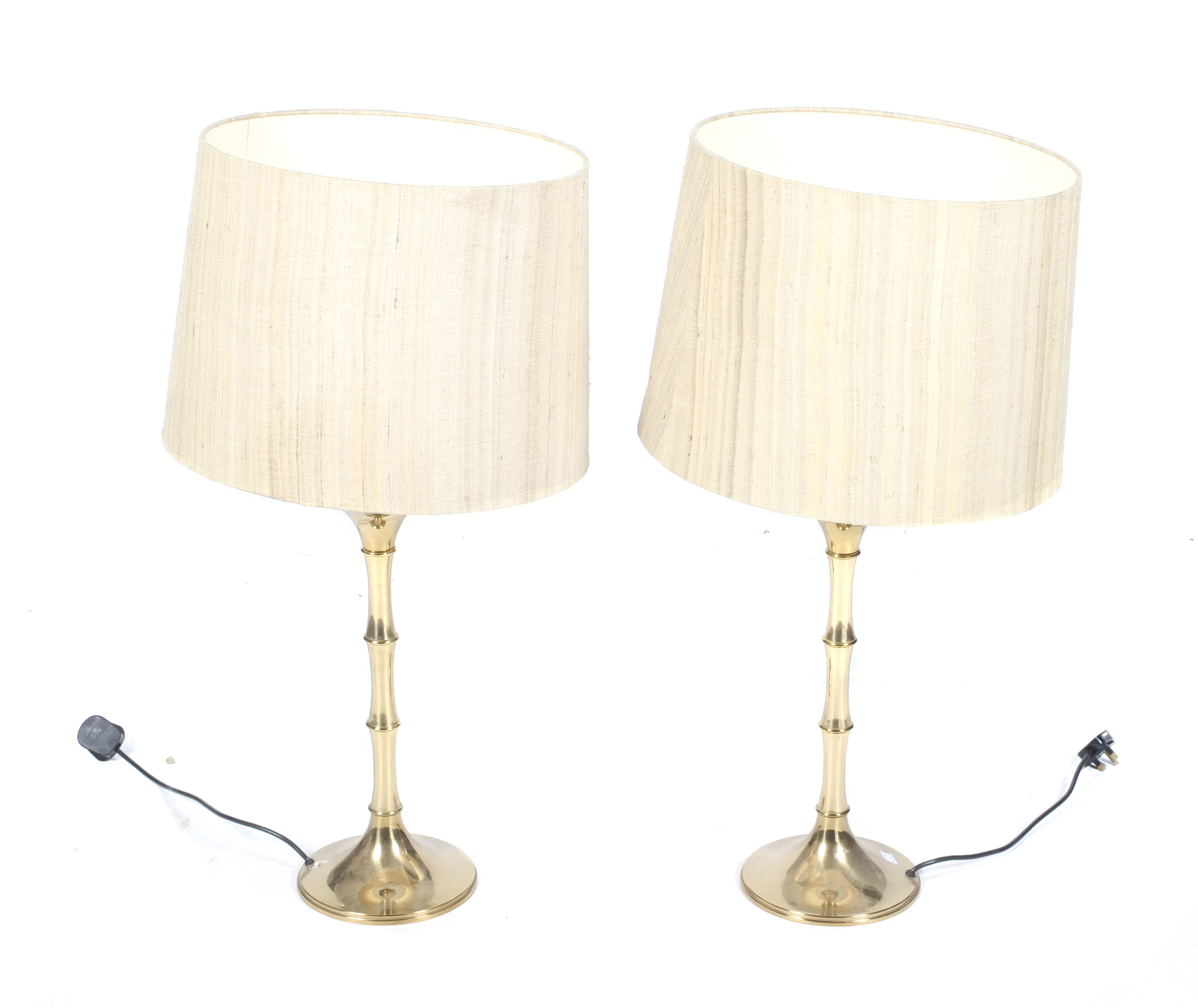 A pair of Ingo Maurer table lamps.