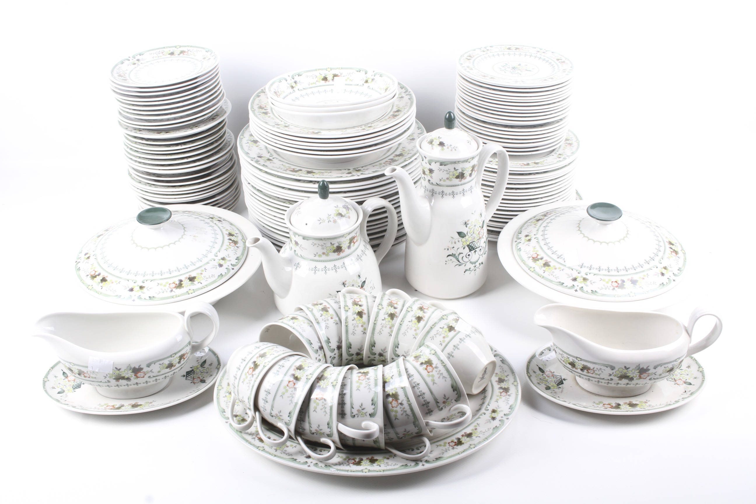 An extensive Royal Doulton dinner and tea service.