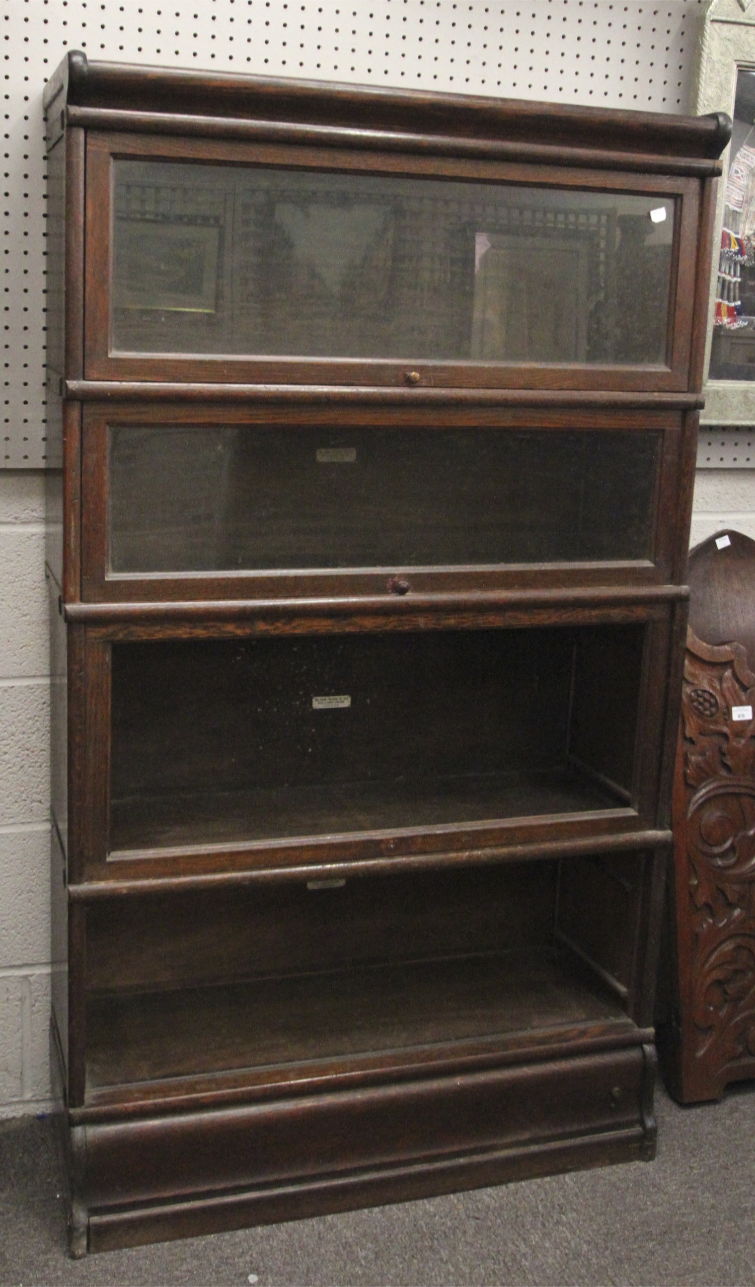 A early 20th century oak Globe Wernicke.