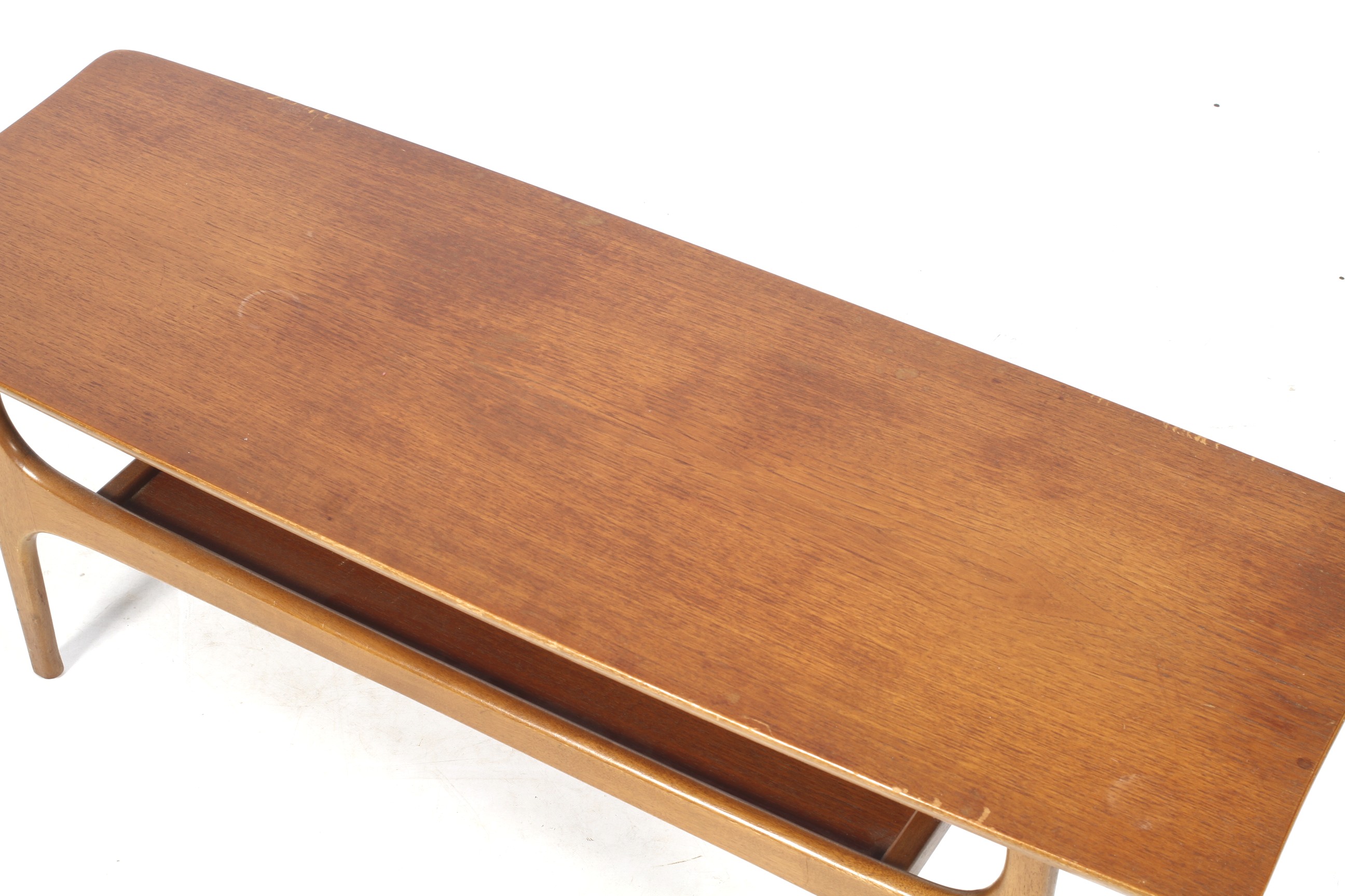 A mid-century teak coffee table. - Image 2 of 2