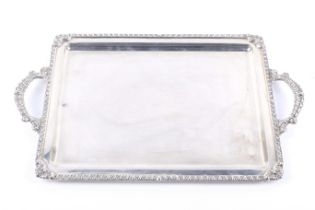 A Spanish two handled tray.