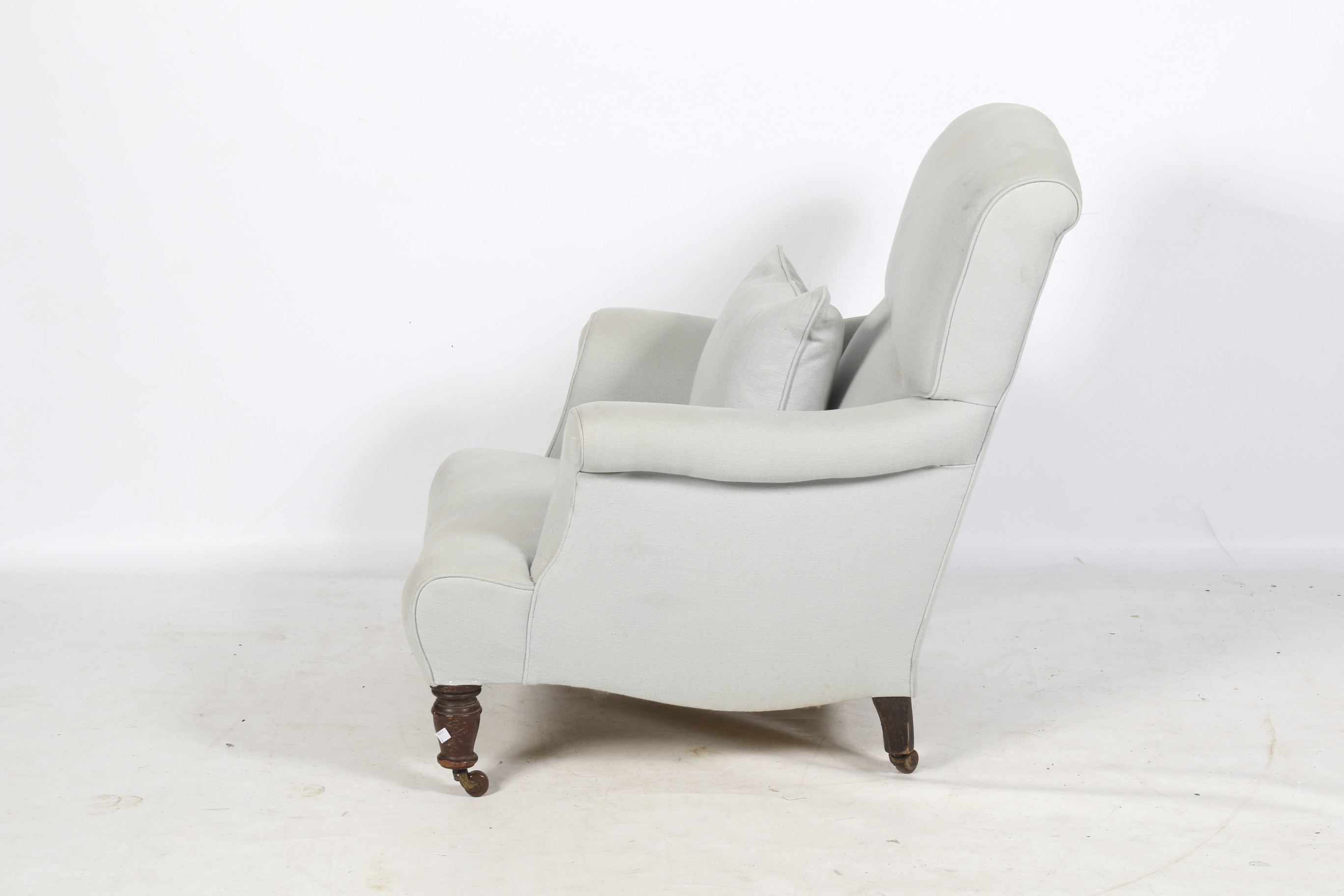 A 20th century Howard style armchair. - Image 2 of 2