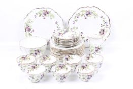 Antique Blyth Porcelain Co. Ltd Diamond China tea set.