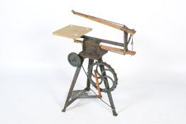 A Hobbies A1 foot operated band saw.