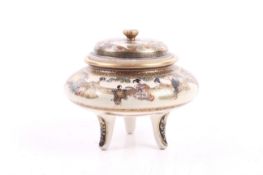 A Meiji period Japanese Satsuma incense burner.