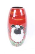 Anita Harris signed studio art pottery 'sheep' vase.