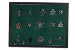 A collection of seventeen Gurkha Regiments cap badges.