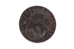 A 1686 Naples and Sicily silver coin.