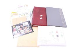 Group of assorted stamps. Including Australia, Great Britain noting first day covers etc.