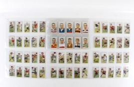 Two sets of sporting related cigarette cards.