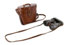 A pair of WWI Geerman Fernglas 08 binoculars. CP Coerz Berlin, dated IX.