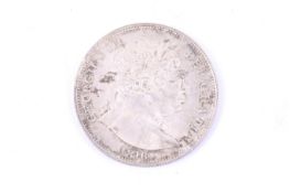A 1816 half crown coin. 14.