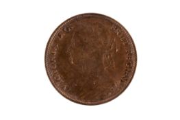 1879 Queen Victoria Penny coin