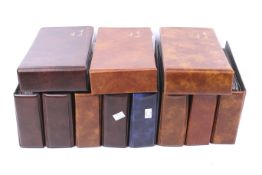 A collection of eleven assorted albums of modern first day covers of Great Britain.