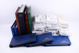 A worldwide collection of stamps and first day covers.