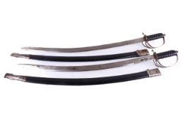 Two Indian replica swords.