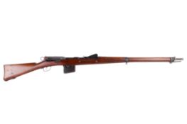 A Schmidt Rubin straight pull rifle. S/N 28230, circa 1889, 7.5x53.5 calibre with 29.