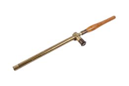 A WWI military brass periscope. By R & J Beck Ltd, Mk IX, No 16570, dated 1918. Length 58.5cm.