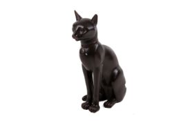 A Lladro porcelain figure modelled as an 'Egyptian Cat'.