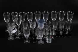 A collection of contemporary drinking glasses.