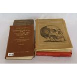 Bücher-Konvolut: 'Lehrbuch und Atlas der Anatomie des Menschen', Band 1 und 2, 1954, 'Anatomie der