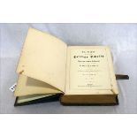 Die Bibel des Alten und Neuen Testaments, Stuttgart 1902, mit Goldschnitt, Ledereinband und