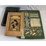 Bücher-Konvolut: Klimschs Jahrbuch 1906 und 1911, und Säcular-Feier der Universität Heidelberg,