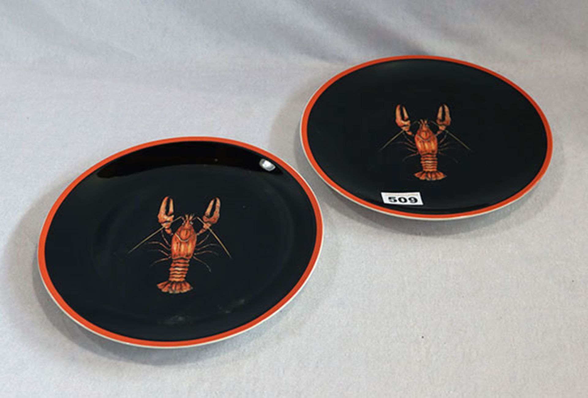 18 Villeroy & Boch Teller, Crayfish Lobster Ecrevisse- Edelkrebs, D 26 cm, in Originalverpackung,