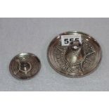 2 kleine Silber Sombreros, 58 gr., D 6/10,5 cm