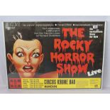 Plakat 'The Rocky Horror Show', in Circus Krone Bau, 1980, unter Glas gerahmt, 60 cm x 84 cm