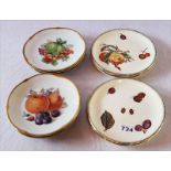 6 Keramik Teller, Hoisy Le Rox, mit Früchtedekor, D 20 cm und 6 Schumann Porzellanteller mit
