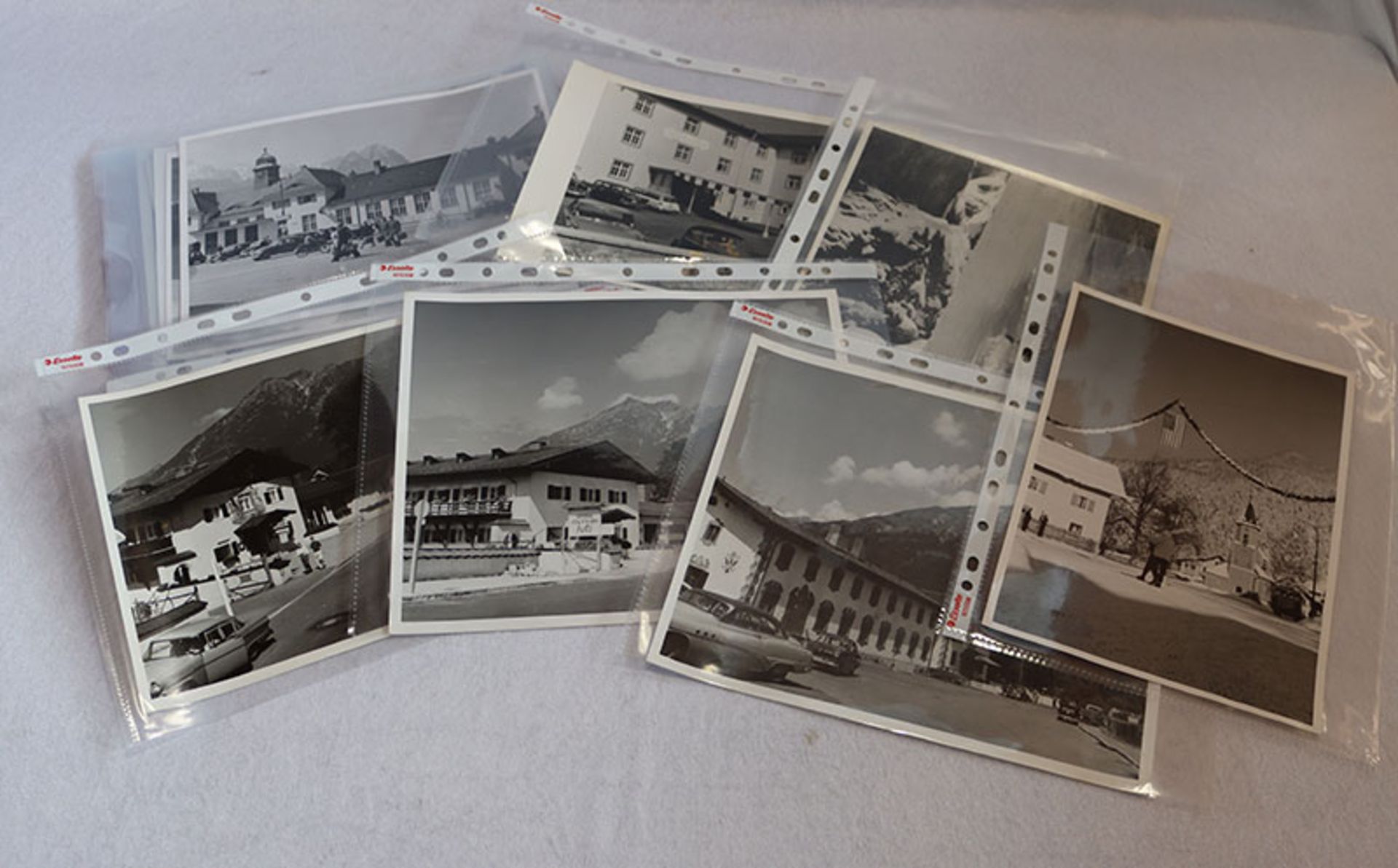 Sammlung von Fotographien der Amerikaner in Garmisch-Partenkirchen, Hotels, Sport, Freizeit nach