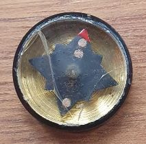 A tiny WWII RAF Escape Compass - 0.55" diameter.