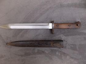 A German 19thC bayonet with 9.75" blade - S71/84.